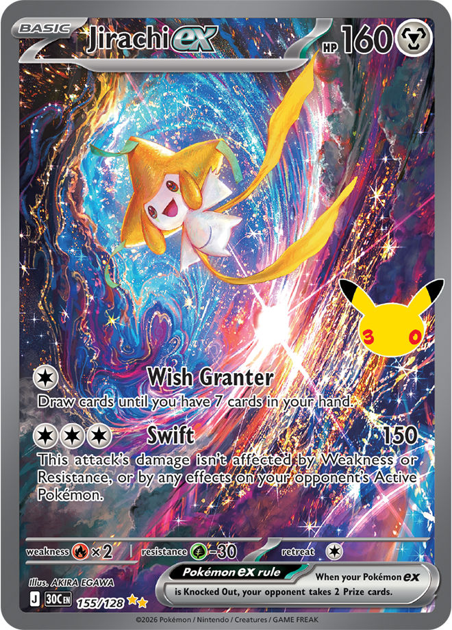 Jirachi ex (č. 155)