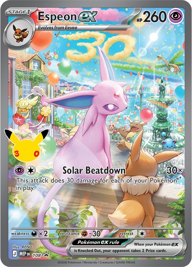 Espeon ex (promo 108, UPC Day)